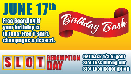 Birthday Bash June 17th on Victory Casino Cruises