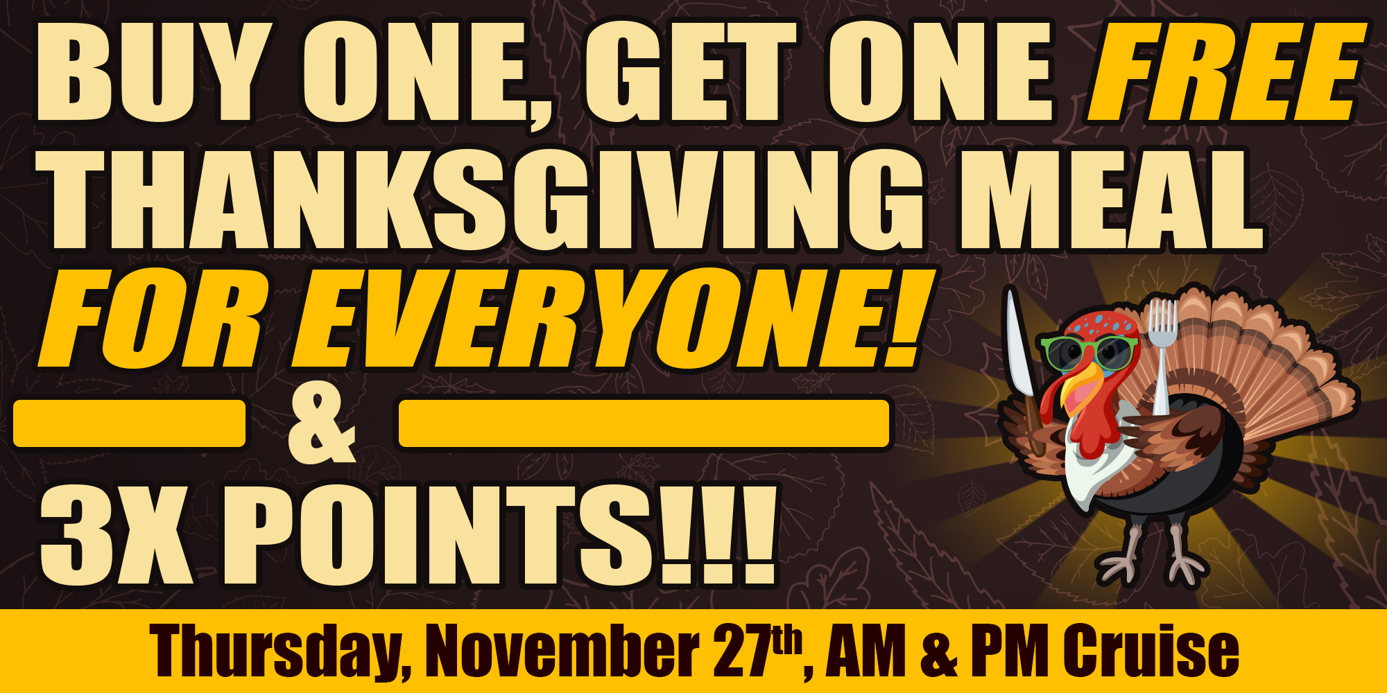 Thanksgiving BOGO November 2025